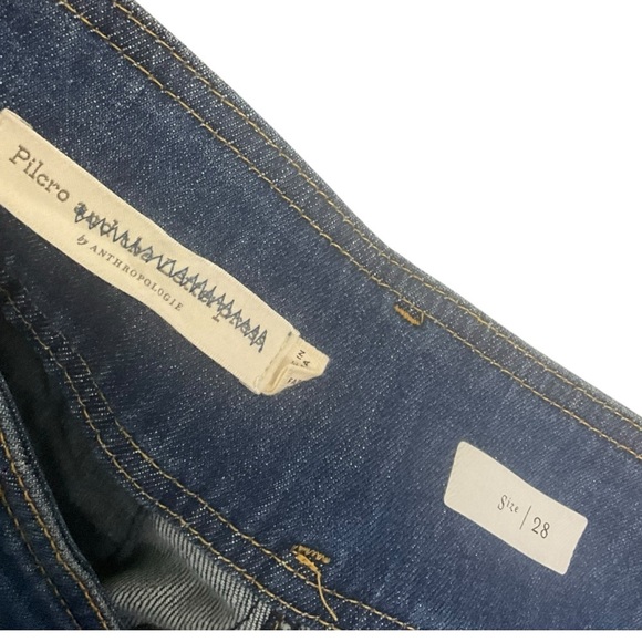 Pilcro and the Letter Press Ultra High Rise Crop Flare Wide Leg Jeans - Picture 10 of 16